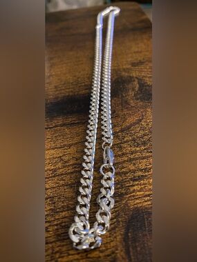 925 Sterling Silver, 5mm, 20 inch Cuban Link Chain Necklace